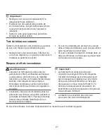 Preview for 27 page of Beurer FCE80 Elle Instructions For Use Manual