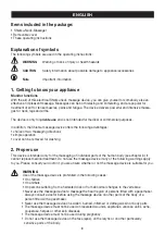 Preview for 8 page of Beurer MG 130 Instructions For Use Manual