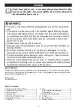 Preview for 2 page of Beurer MG 40 Instructions For Use Manual