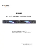 Beyond Acoustic SU-200R Instruction Manual preview