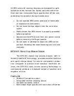 Preview for 3 page of BFN 801 Instruction Manual