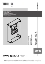 BFT ALCORA AC A Installation Manual preview