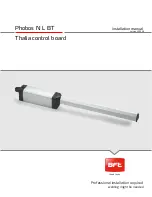 BFT PHOBOS NL BT Installation Manual preview