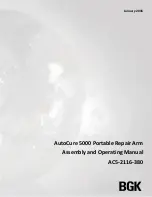 BGK AutoCure 5000 Assembly And Operating Manual preview