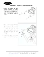 Preview for 9 page of BH FITNESS Bladez DX7T-ME Owner'S Manual