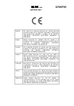 Preview for 54 page of BH Hipower G799TVC Instructions For Assembly And Use