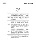 Preview for 23 page of BH Hipower LK H720BM Instructions For Assembly And Use