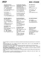 Preview for 24 page of BH Hipower LK H720BM Instructions For Assembly And Use