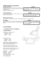 Preview for 99 page of BH SHIATSU LUXURY CLASS M-900 Instructions For Assembly And Use