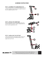 Preview for 13 page of BH BLADEZ ECHELON GS Owner'S Manual