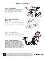 Preview for 14 page of BH BLADEZ ECHELON GS Owner'S Manual