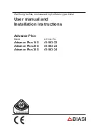 Biasi Advance Plus 16S User Manual And Installation Instructions preview