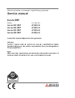 Preview for 1 page of Biasi Inovia 25C ERP Service Manual