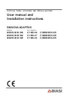 Preview for 1 page of Biasi M300V.2025 SM User Manual And Installation Instructions