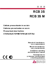 Biasi RCB 3S M Series Installation, Operating And Maintenance Manual preview