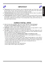 Preview for 3 page of Biasi RINNOVA CV Series User Manual And Installation Instructions