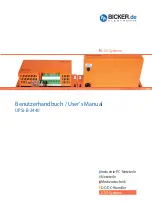 Bicker Elektronik BP-2450C User Manual preview