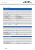 Preview for 9 page of Bicker Elektronik BP-LFP-2725 User Manual