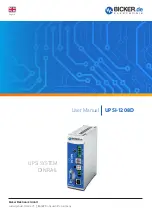 Bicker Elektronik UPSI-1208D User Manual preview