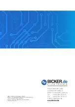 Preview for 26 page of Bicker UPSI-2403 User Manual