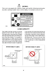 Preview for 8 page of Big Joe PDH Operator'S Manual