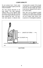 Preview for 8 page of Big Lift Big Joe D40 Operator'S Manual