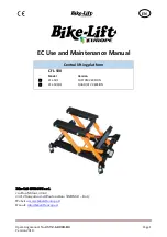 Bike-Lift CFL-500 Maintenance Manual preview