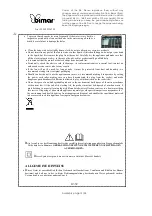 Preview for 12 page of Bimar VR20 Instruction Booklet