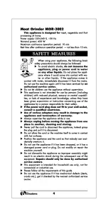 Preview for 4 page of Binatone MGR-3002 Instruction Manual