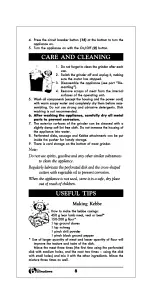 Preview for 8 page of Binatone MGR-3002 Instruction Manual