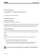 Preview for 5 page of Bindicator VRF II Series Installation & Operation Manual