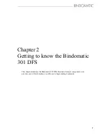 Preview for 13 page of BINDOMATIC 301 DFS Operator'S Manual