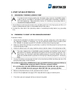 Preview for 13 page of Binks HP 6/60 Operating Instructions Manual