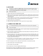 Preview for 17 page of Binks HP 6/60 Operating Instructions Manual