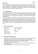 Preview for 9 page of Bio Green GTP Installation And Operating Instructions Manual