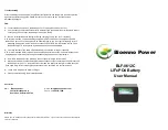 Preview for 2 page of Bioenno Power BLF-0612C User Manual