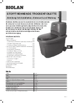 Preview for 25 page of BIOLAN 70570360 Instructions For Installation, Use And Maintenance Manual