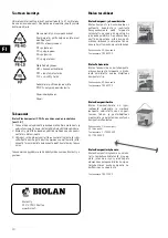 Preview for 10 page of BIOLAN COMPOSTER 550 Instructions For Use Manual