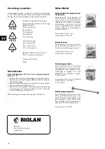 Preview for 18 page of BIOLAN COMPOSTER 550 Instructions For Use Manual