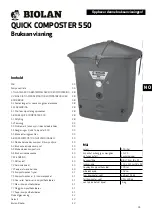 Preview for 35 page of BIOLAN COMPOSTER 550 Instructions For Use Manual