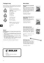 Preview for 42 page of BIOLAN COMPOSTER 550 Instructions For Use Manual