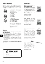 Preview for 66 page of BIOLAN COMPOSTER 550 Instructions For Use Manual