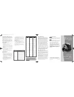 Bionaire BCM7309 Instruction Leaflet preview