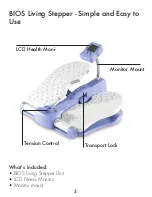 Preview for 3 page of BIOS LIVING STEPPER Owner'S Manual