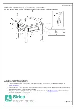 Preview for 5 page of Birlea CORONA LAMP TABLE Assembly Instructions