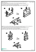 Preview for 9 page of Birlea PEMBROKE S000238 Assembly Instructions Manual