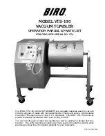 BIRO VTS-100 Operations Manual & Parts List preview