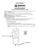 Preview for 7 page of BIRO VTS-100 Operations Manual & Parts List