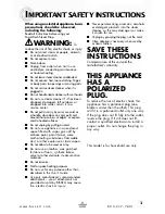 Preview for 3 page of Bissell PowerFresh 1940 SERIES User Manual