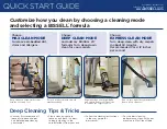 Preview for 2 page of Bissell PROHEAT 2X REVOLUTION 1551 SERIES Quick Start Manual